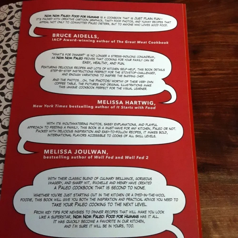 Nom Nom Paleo Food For Humans‎ FUNNY Cookbook Great Recipes Info Humorous Enter…